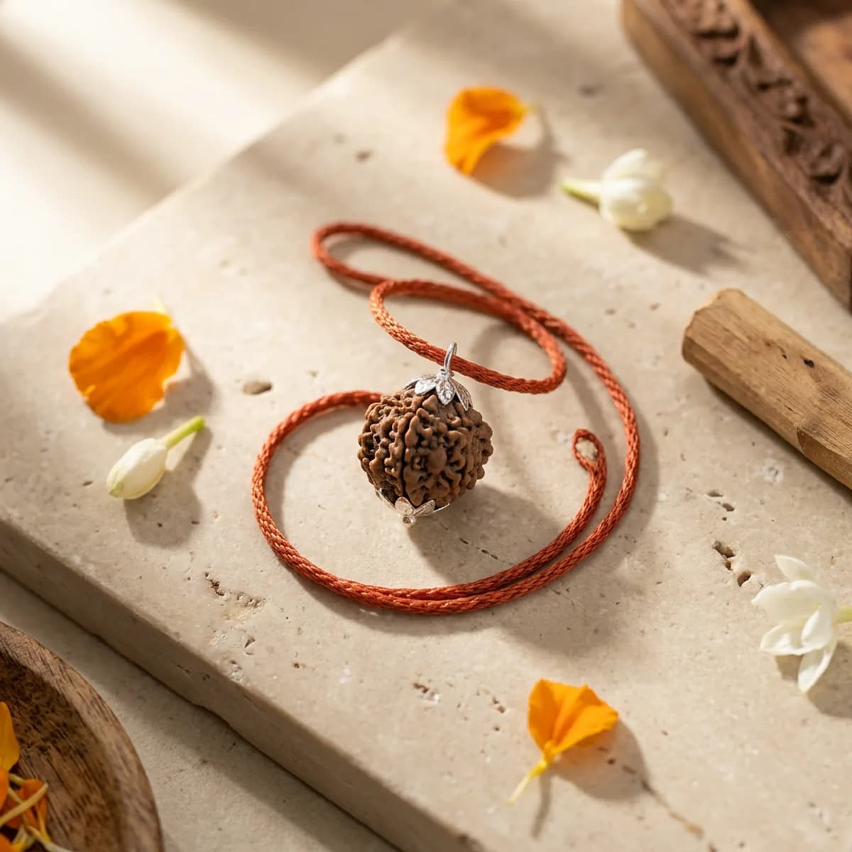 6 Mukhi Nepali Rudraksha Original — photo 3