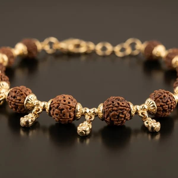 5 Mukhi Rudraksha Bracelet