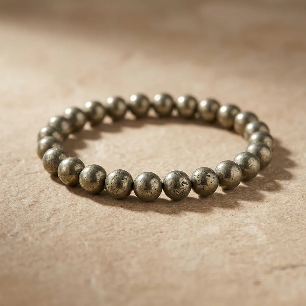 Raw Pyrite Wealth Attraction Bracelet — photo 3