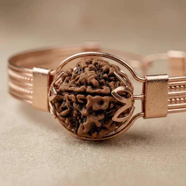 5 Mukhi Rudraksha Kada(Copper)