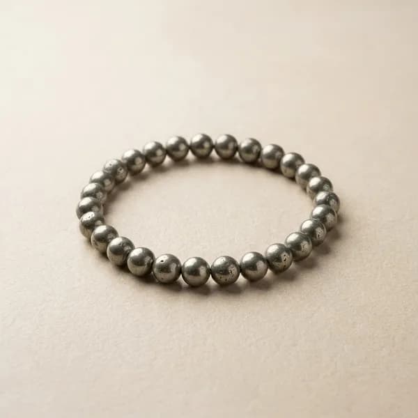 Raw Pyrite Wealth Attraction Bracelet