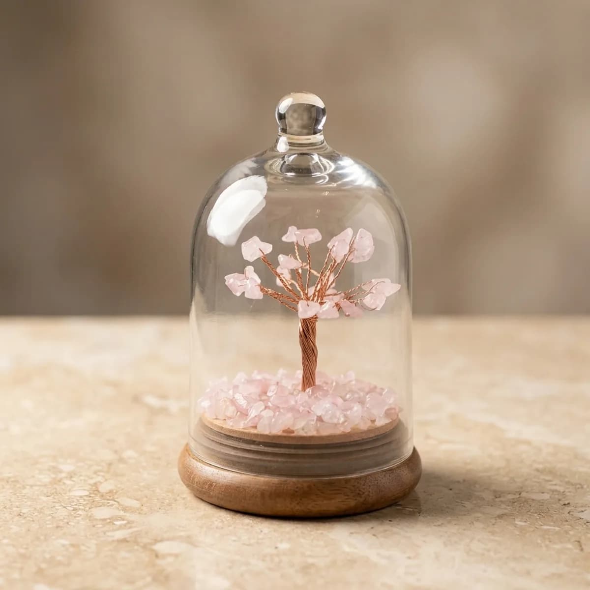 Rose Quartz Love Wish Tree — photo 3