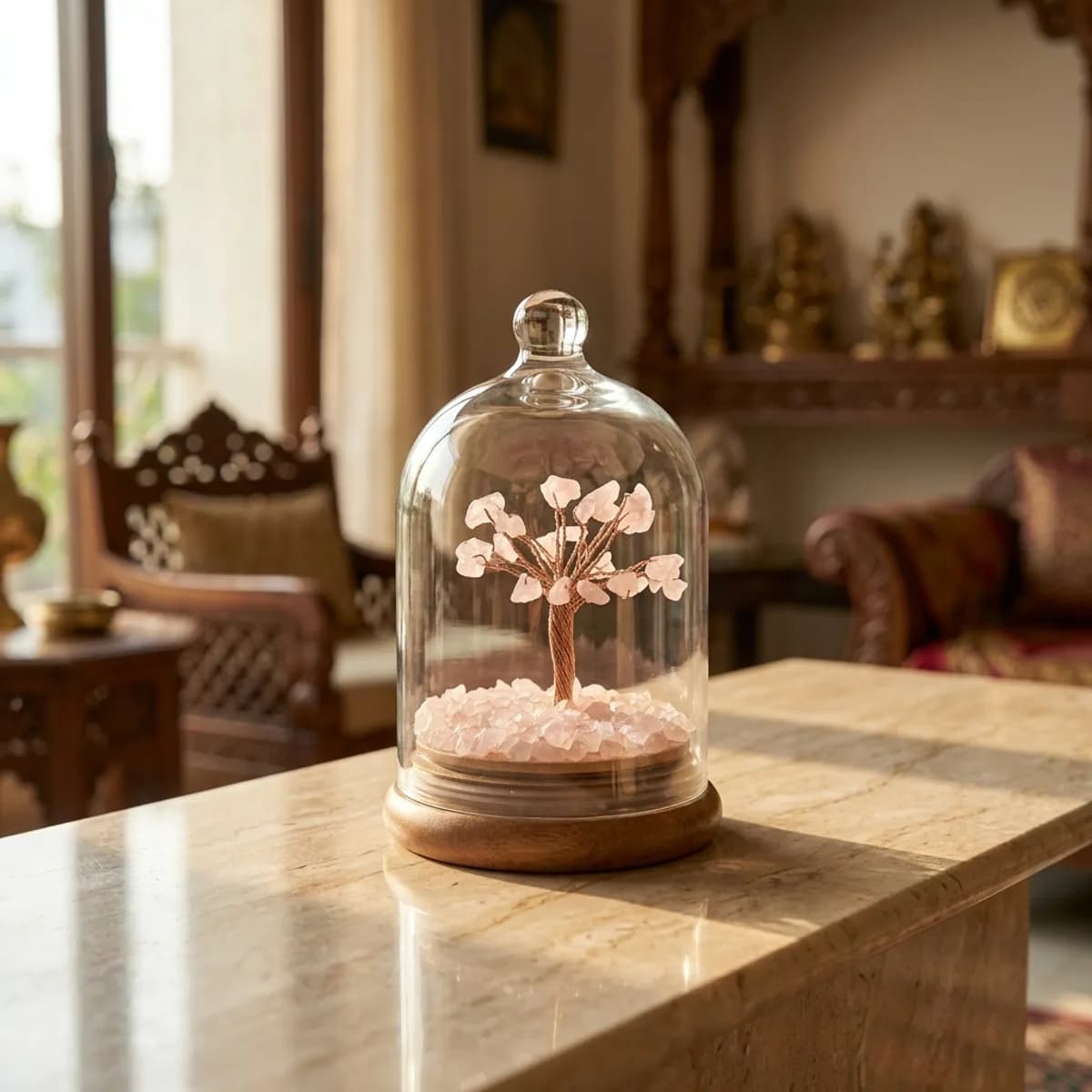 Rose Quartz Love Wish Tree — photo 5
