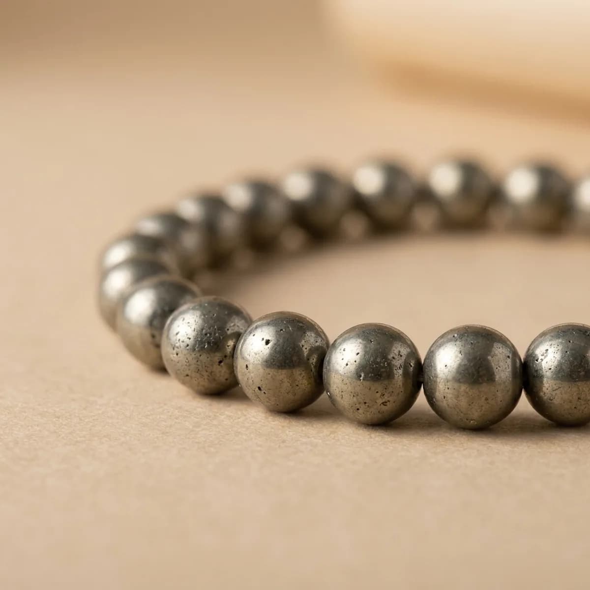 Raw Pyrite Wealth Attraction Bracelet — photo 4