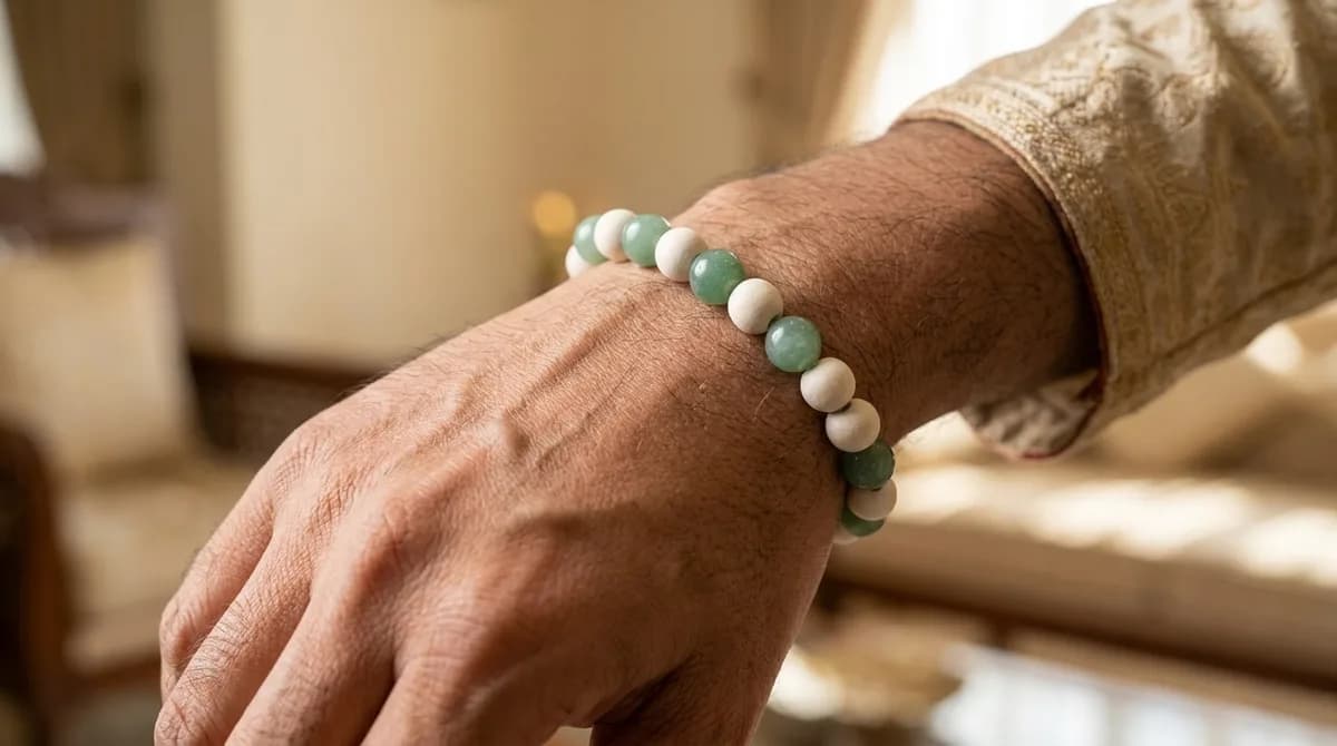 Green Aventurine & Tulsi Growth Bracelet — photo 1