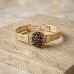 Authentic 5 Mukhi Kada Brass thumbnail 2
