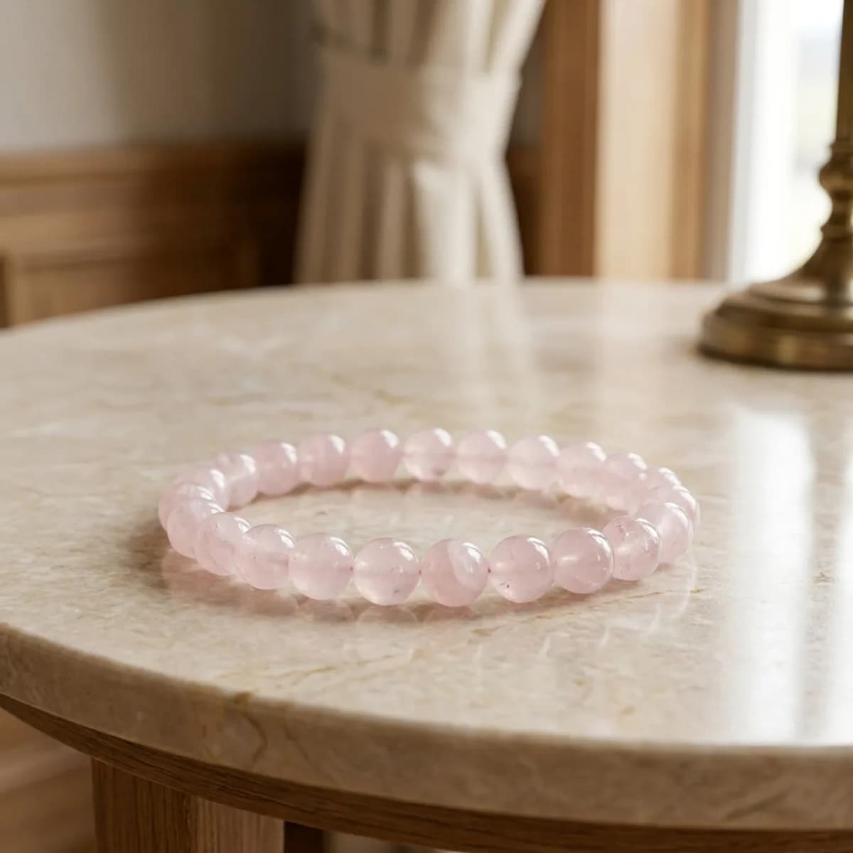 Rose Quartz Love Magnet Bracelet — photo 3