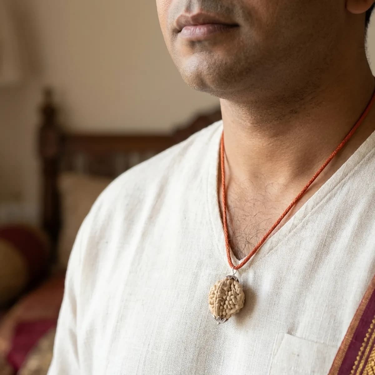 2 Mukhi Nepali Rudraksh — photo 3