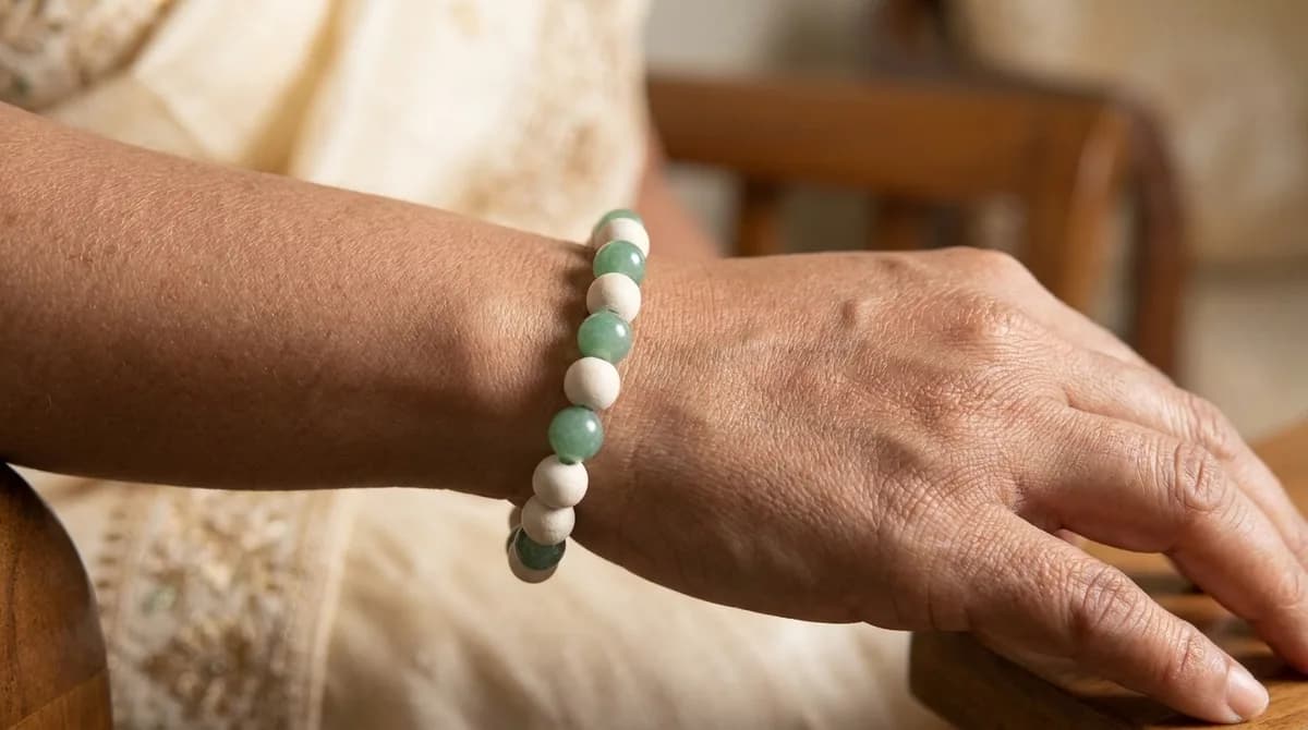 Green Aventurine & Tulsi Growth Bracelet — photo 2