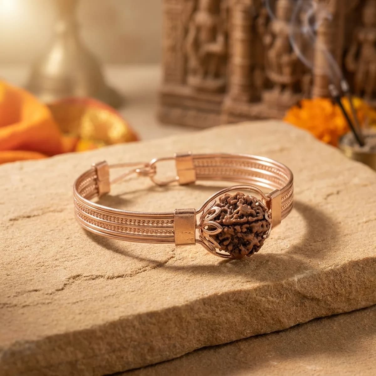 5 Mukhi Rudraksha Kada(Copper) — photo 1
